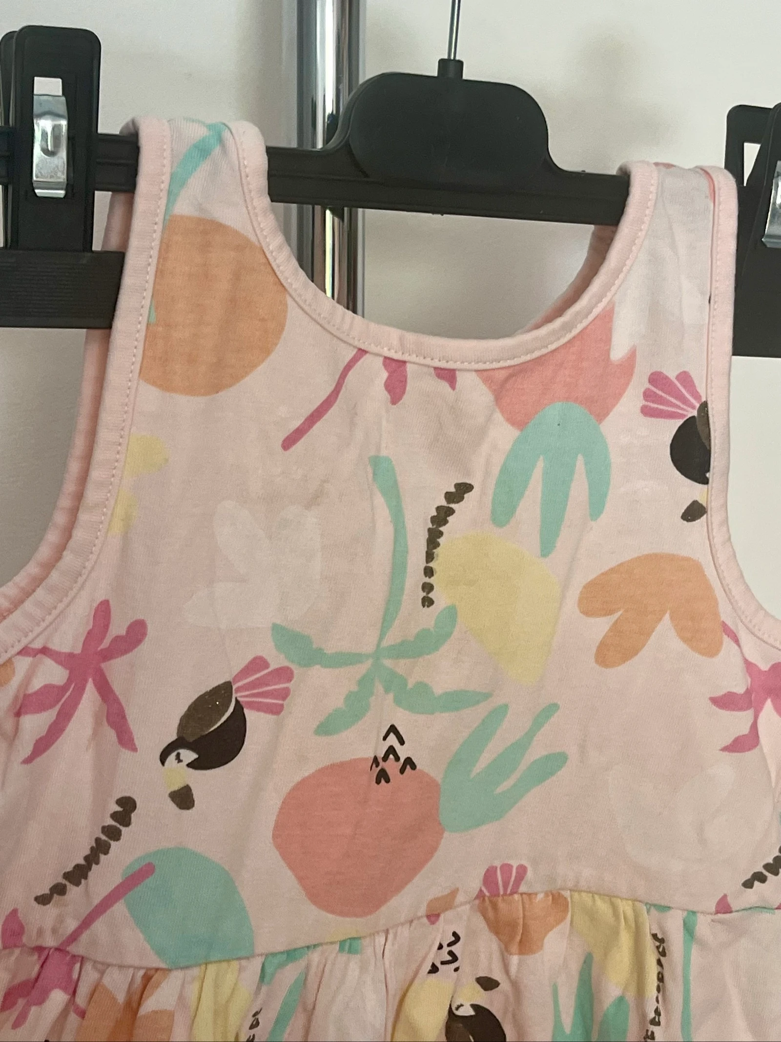 Vestido con motivos de tucán orquesta – photo 2